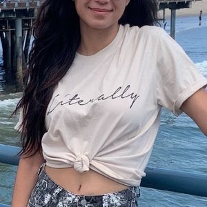 “Literally” tee